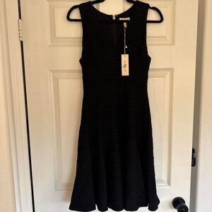 Rebecca-taylor Women's Black and Navy Dress